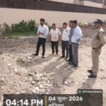 नगर आयुक्त ने नाला एवं घाटों की सफाई व्यवस्था का किया निरीक्षण, अधिकारियों को दिए आवश्यक निर्देश