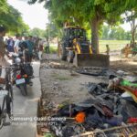 जिलाधिकारी मयूर दीक्षित के निर्देशन में अवैध अतिक्रमण के खिलाफ निरंतर की जा रही है कार्यवाही